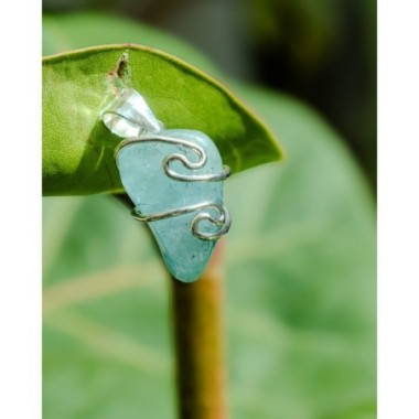 PENDENTIF AIGUE MARINE