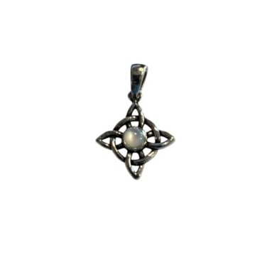 pendentif noeud de sorcière argent