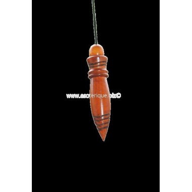 PENDULE EGYPTIEN THOT BUIS MARRON (GRAVE PLOMBE)